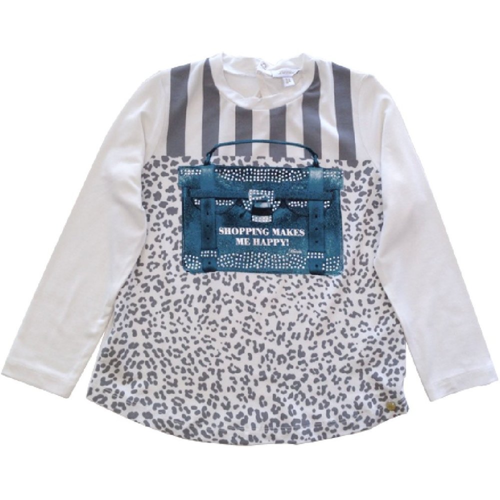 Microbe by Miss Grant LS Tee with Bag Graphic